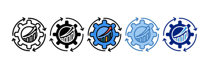 Productivity Icon Element For Design