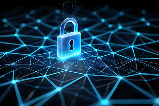 Cybersecurity network protection digital lock