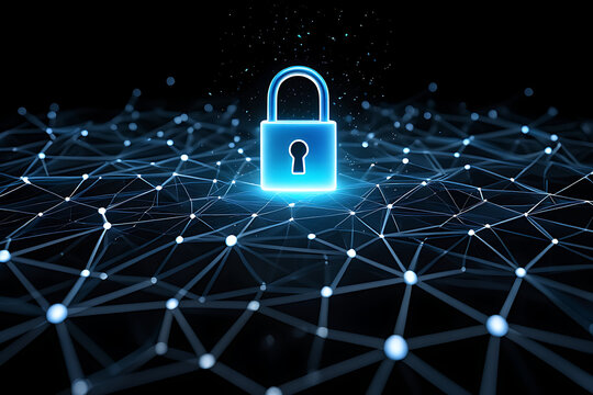 Cybersecurity network protection digital lock