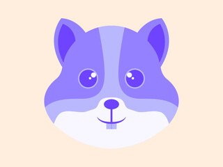 Obraz premium Hamster icon. Pets vector icon. Simple flat icon.