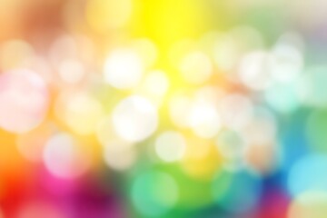 Fototapeta premium Colorful bokeh background abstract festive design
