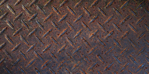 rusty metal plate texture background