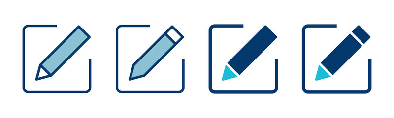Edit icon vector isolated on white background. Pencil icon. sign up Icon vector. edit text