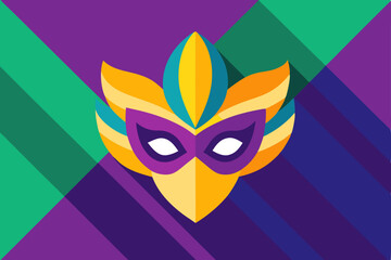 Fototapeta premium carnival mask vector illustration