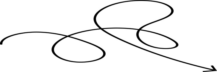 Line Art Arrow Element