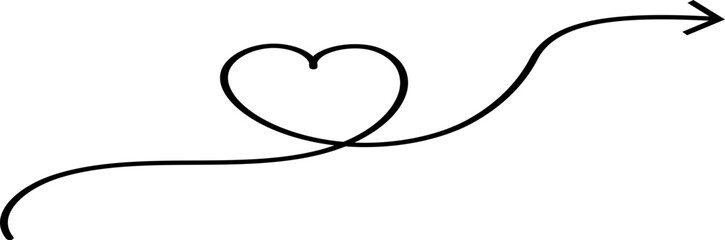 Line Art Arrow Element