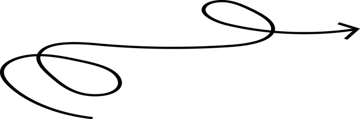 Line Art Arrow Element