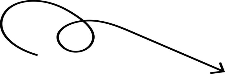 Line Art Arrow Element