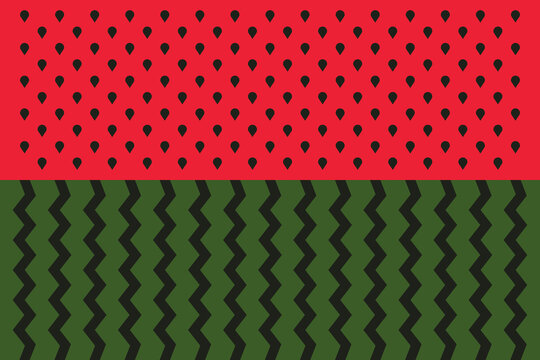 Abstract watermelon