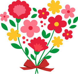 floral background with flowers