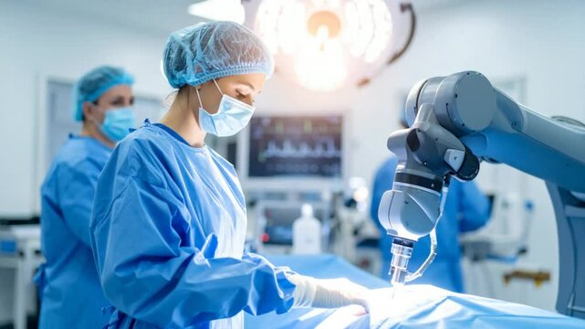 Robotic surgery medical procedure