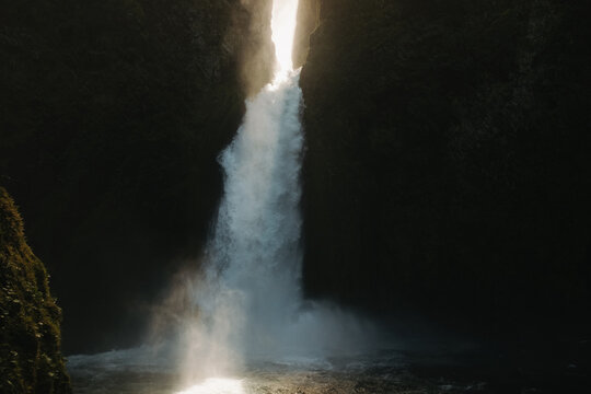 Wahclella Falls - Powered by Adobe