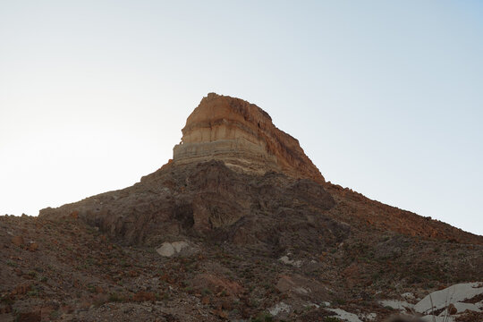 Cerro Castellan Peak In Big Bend