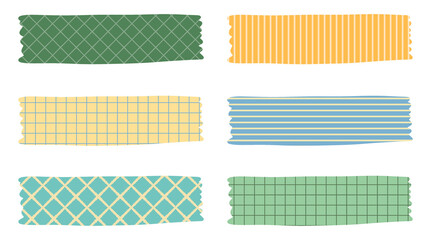 Masking Tape Diary Illustration Picture Set