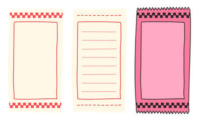 Memo illustration paper diary drawing