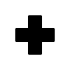 Plus icon symbol for apps and websites. Add plus sign and symbol