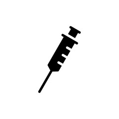 Syringe icon symbol for apps and websites. injection sign and symbol.vaccine icon
