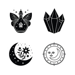 Cottagecore Cat Illustration with Floral Elements and Pastel Colors