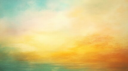 A softly blended, pastel sky background design with warm color transitions.