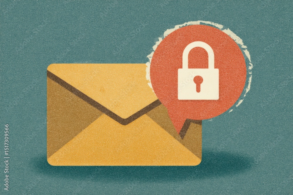 Aufkleber firewall preventing friendly messages from being sent, highlighting online communication barriers