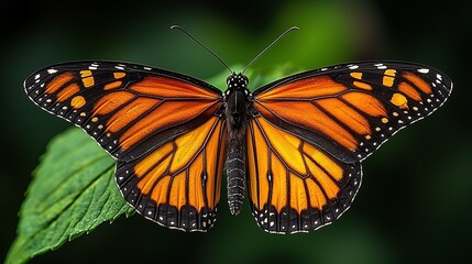Fototapeta premium Beautiful monarch butterfly