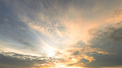 Dramatic Cloudscape at Sunset