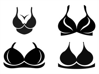 booby sihouette black vector bundle