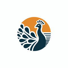 Fototapeta premium Peacock logo