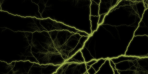 black, green marble background. Black marble natural pattern for background, abstract natural marble black and green. Lightning bolt. thunder lighting on black bg. 3d illustration, lightning, storm