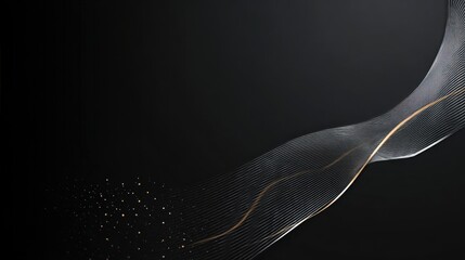 Abstract Design with Gold Accents