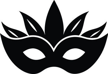 carnival mask isolated vector