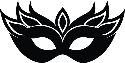 carnival mask vector illustration
