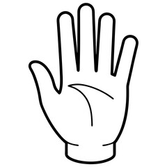 hand vector illustration
