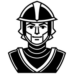 old lady with helmet