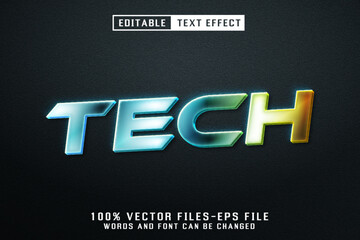 Tech 3d Text - Editable Text Effect