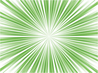 緑の集中線背景素材シンプル爆発風