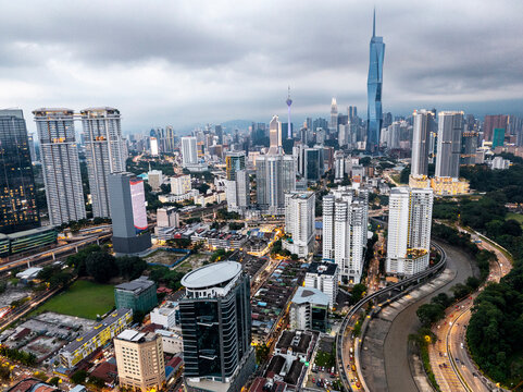 Urban skyline and city growth, Malaysia