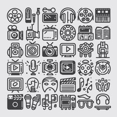 "Accounting Icons Set: Vector Finance & Bookkeeping Symbols"