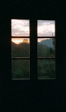 Fototapeta Morning view from the window
