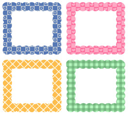 Various pattern frame backgrounds