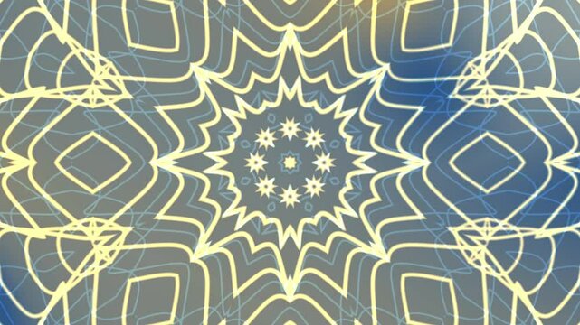 Motif g&eacute;om&eacute;trique abstrait, nuances dor&eacute;es et grises