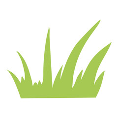 Grass silhouette vector illustrations isolated on white background