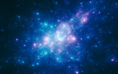 Big  nebula in outer space