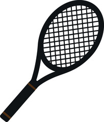 Modern Racket Silhouette Vector Art for Graphic Designers