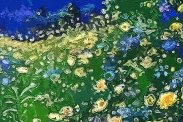 Various oil paintings, flowers, goldfish, cats, dogs, lotus leaves, fruits, ducks, butterflies, landscapes, chrysanthemums, crescent moons