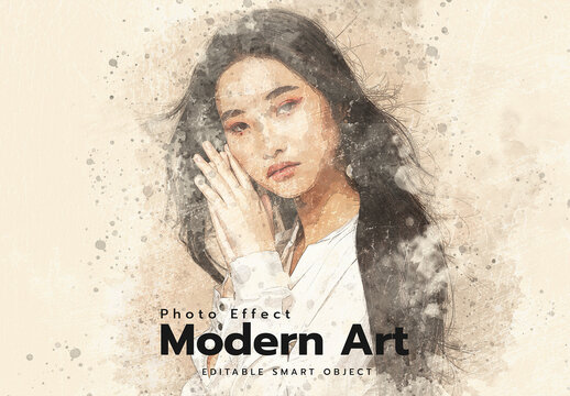 Modern Art Photo Effect