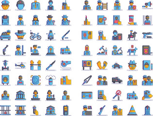 Fototapeta premium business icons set