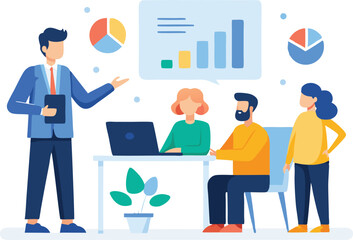 set of business icons