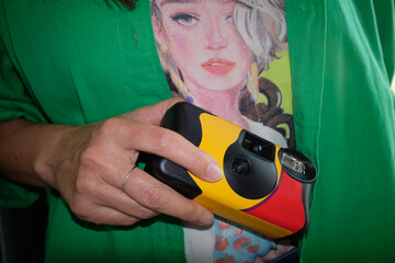 Flash Ready - Disposable Camera and Graphic Tee