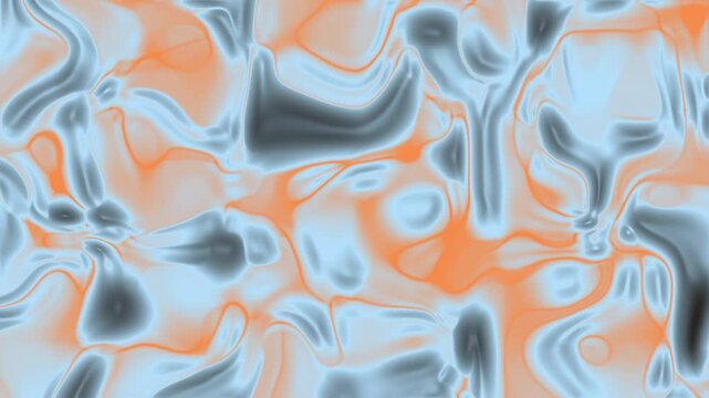 Fluides ondulants, nuances pastel